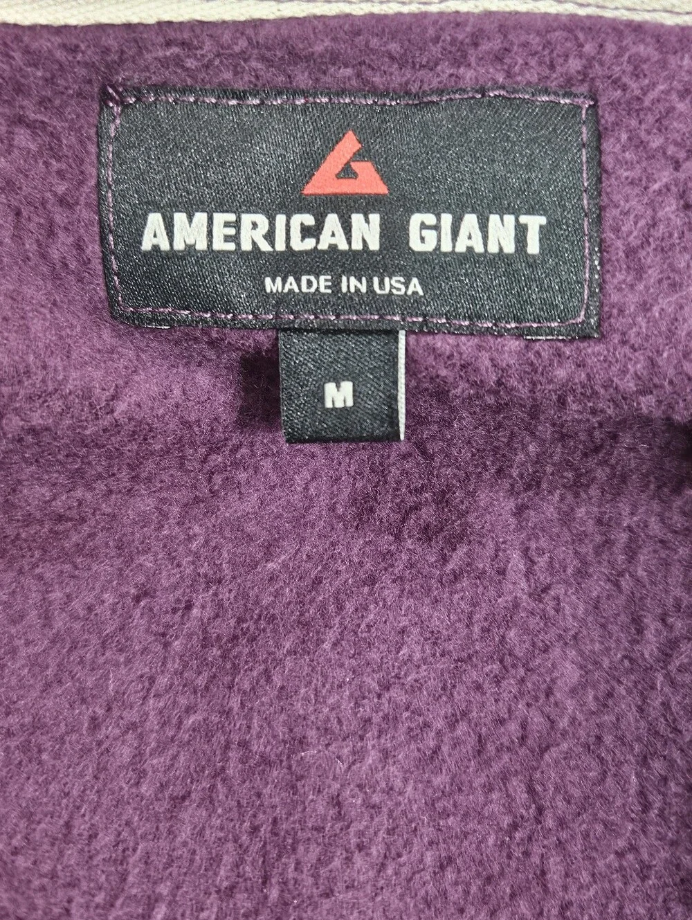 NWOT American Giant Men's Midweight Full Zip Size M